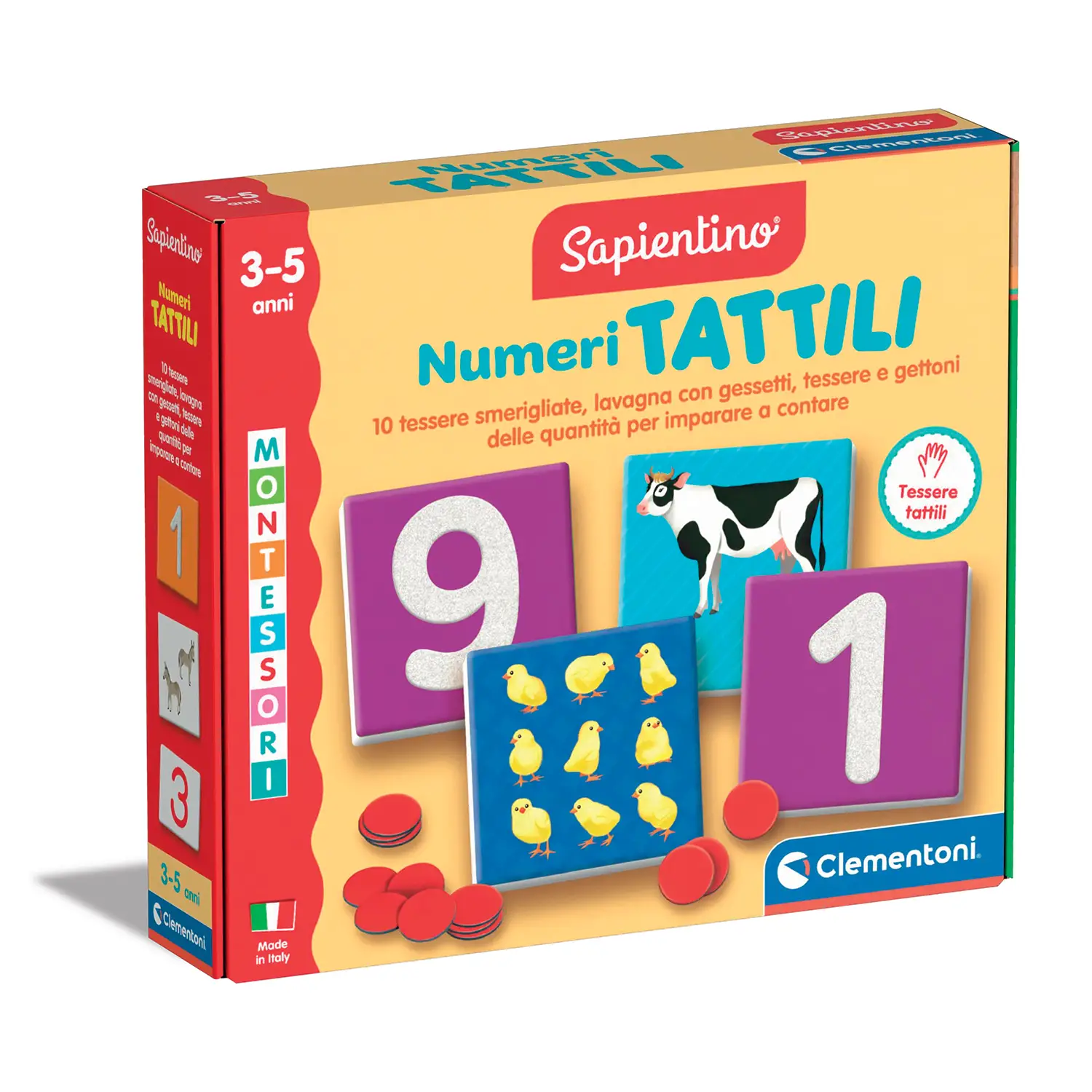 Sapientino Montessori - Numeri Tattili - sapientino