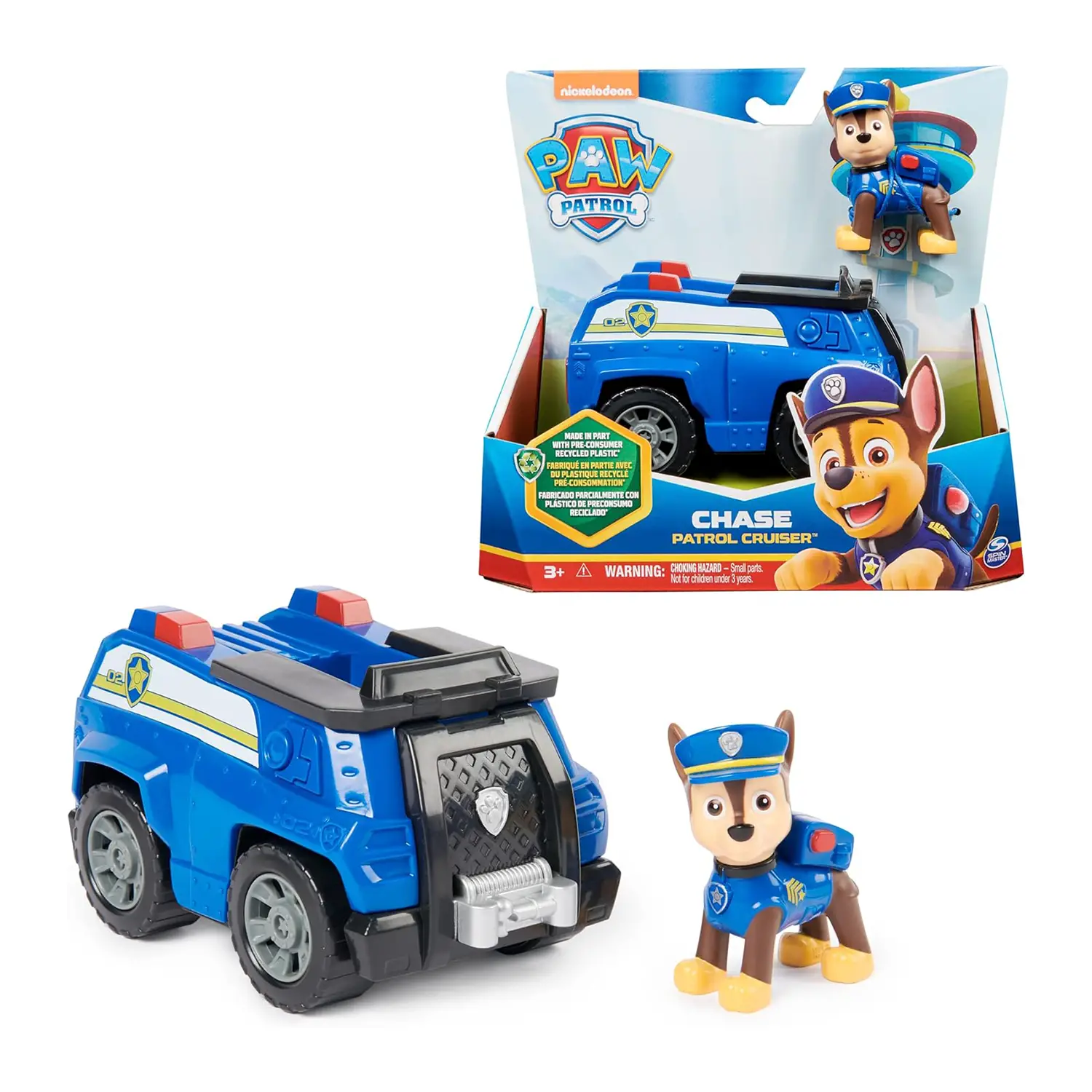 Paw Patrol Veicolo Base Chase - action figures ed accessori