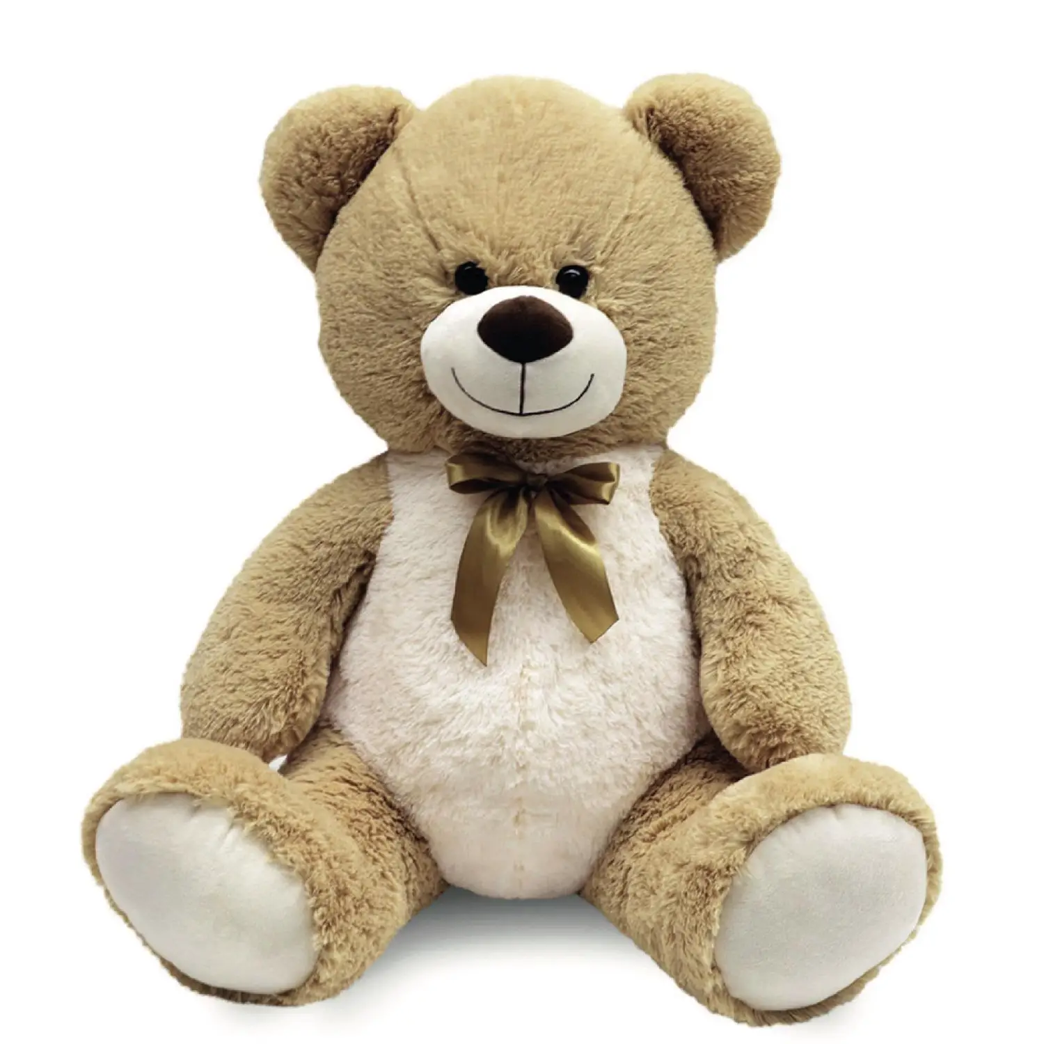 Peluche Orso Seduto 55cm Bicolore - Imbottitura Eco - peluches 0/36 mesi