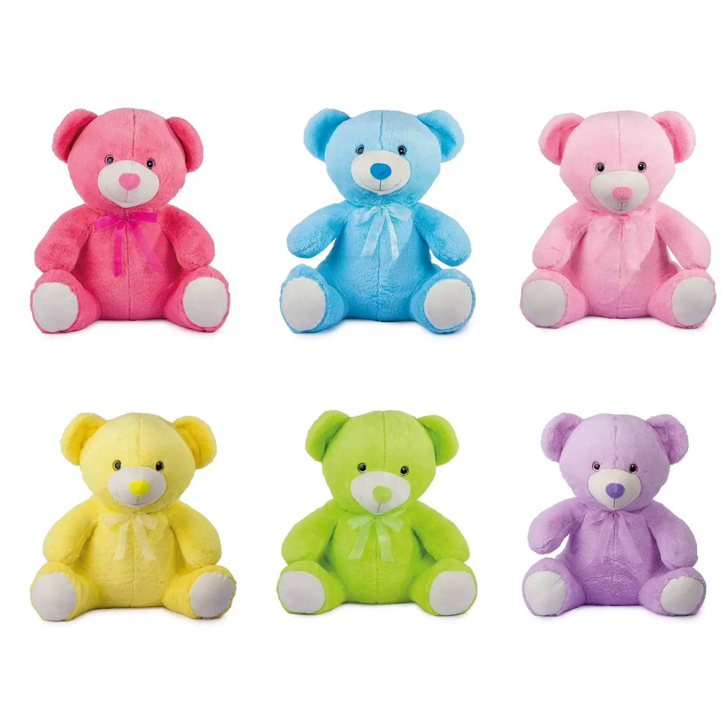 Peluche Orsetto Colorato 55cm - Rainbow Collection - peluches 0/36 mesi