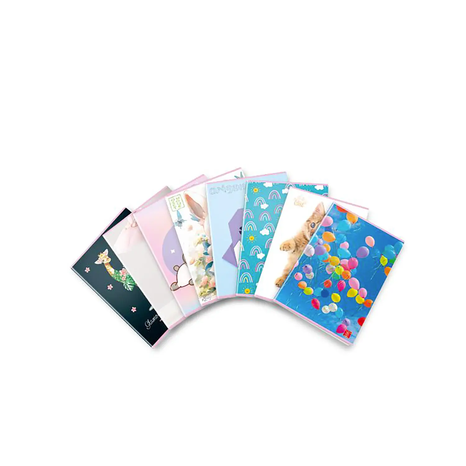 Quaderno Maxi per Bambini Fantasie Assortite: 80 g, Rigatura A per Prima e Seconda Elementare - Cancelleria varia