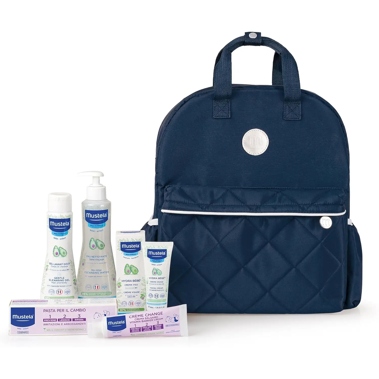 Mustela Borsa Zaino Prime Coccole con 4 Prodotti - cosmesi e igiene