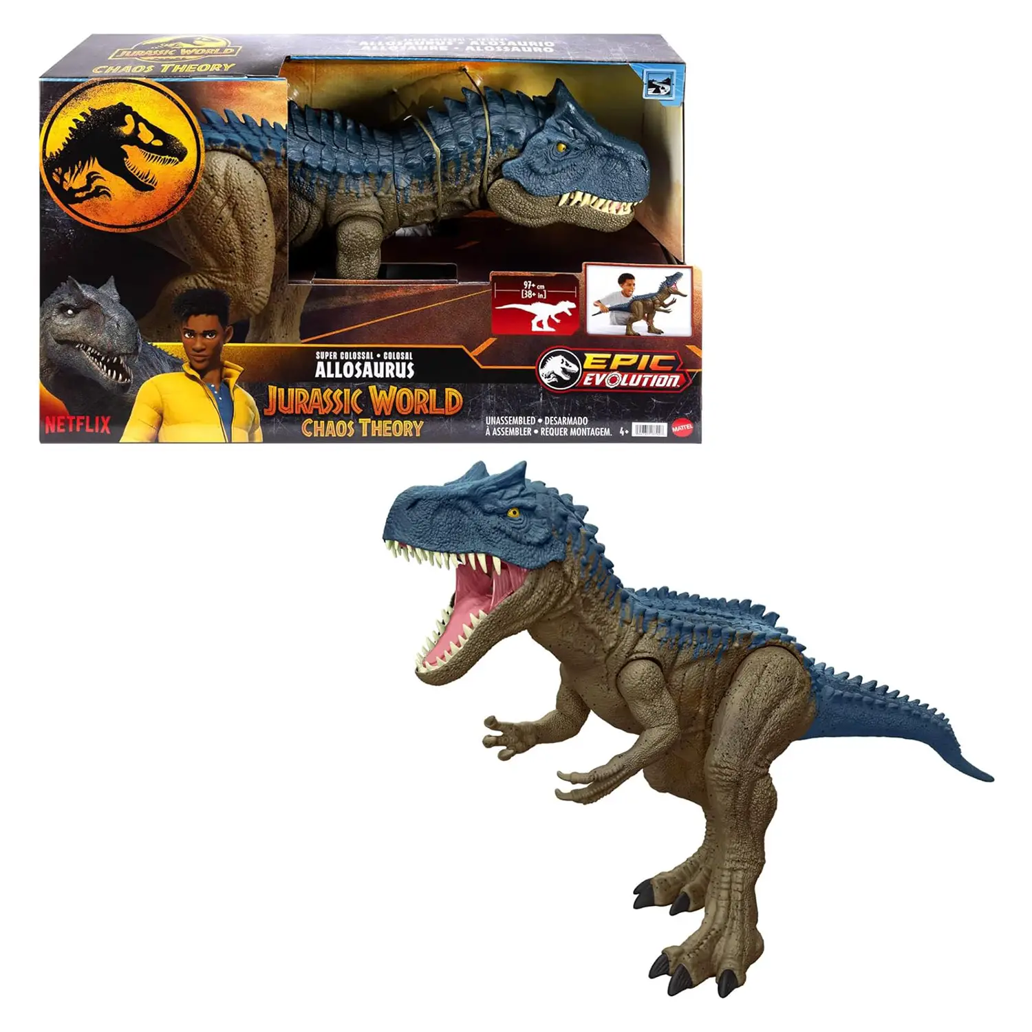 Jurassic World Allosauro Supercolossale - action figures ed accessori