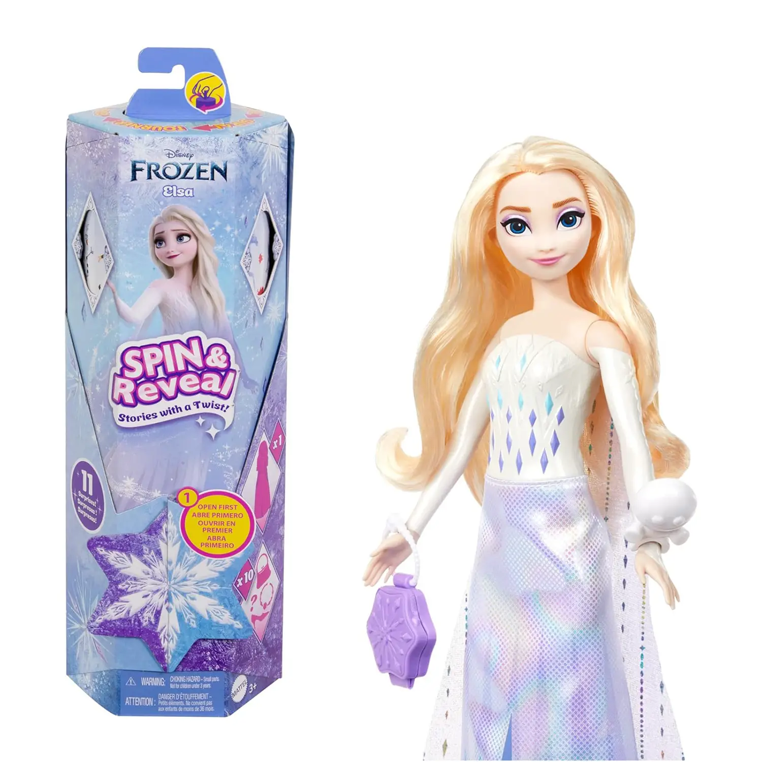Fozen Elsa Spin E Reveal - collezionabili bambina