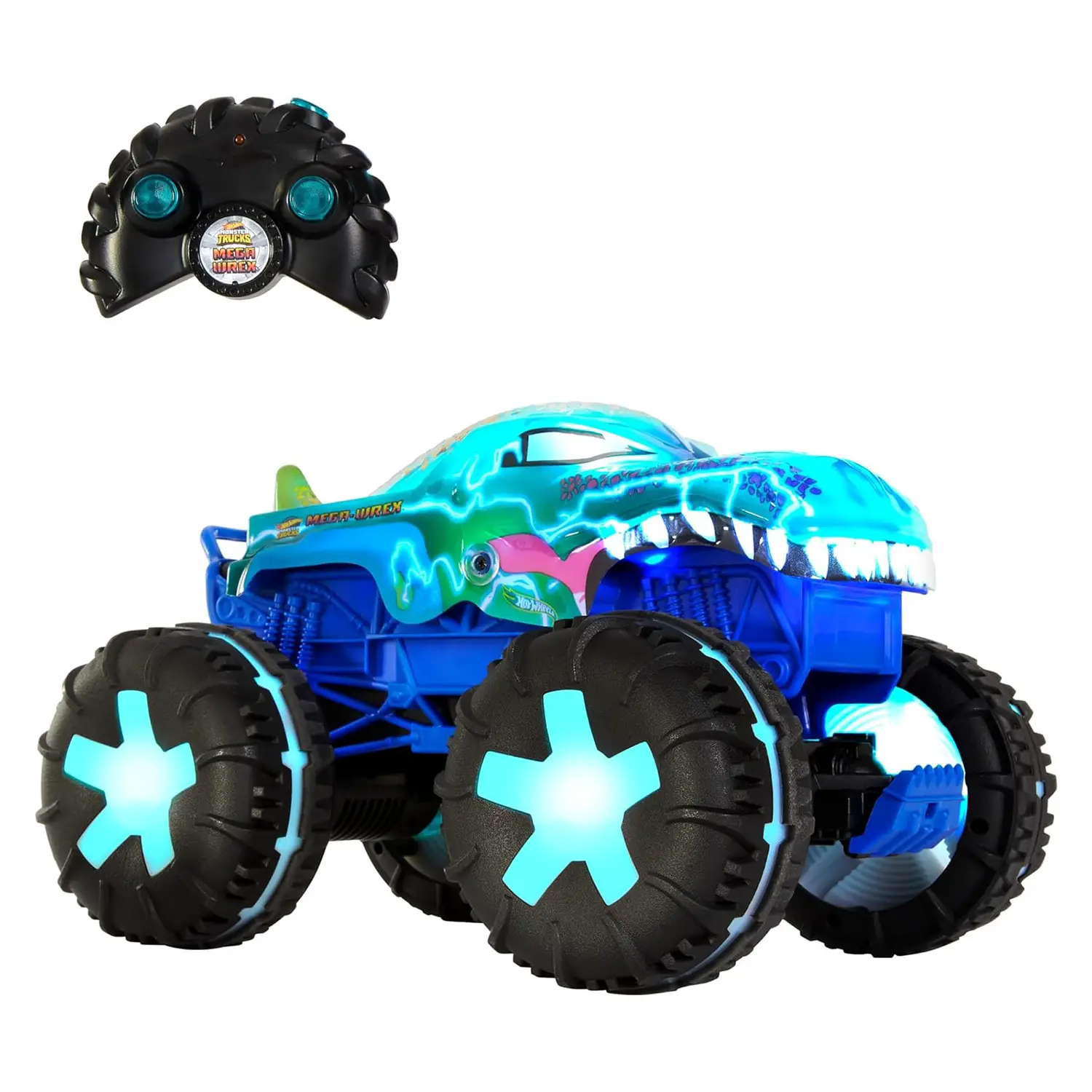 Hot Wheels Monster Trucks - Mega Wrex Oversize - Ora a un Prezzo Super Scontato! - radiocomandi
