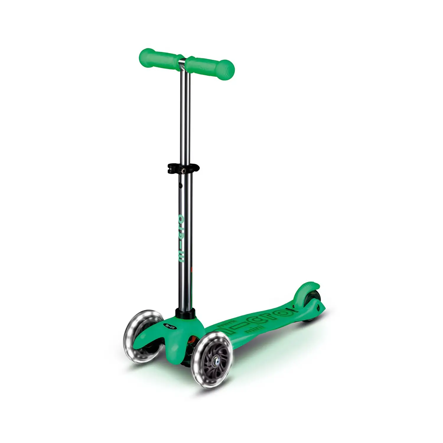 Monopattino Bambino Mini Micro Deluxe Glow LED Verde - monopattini