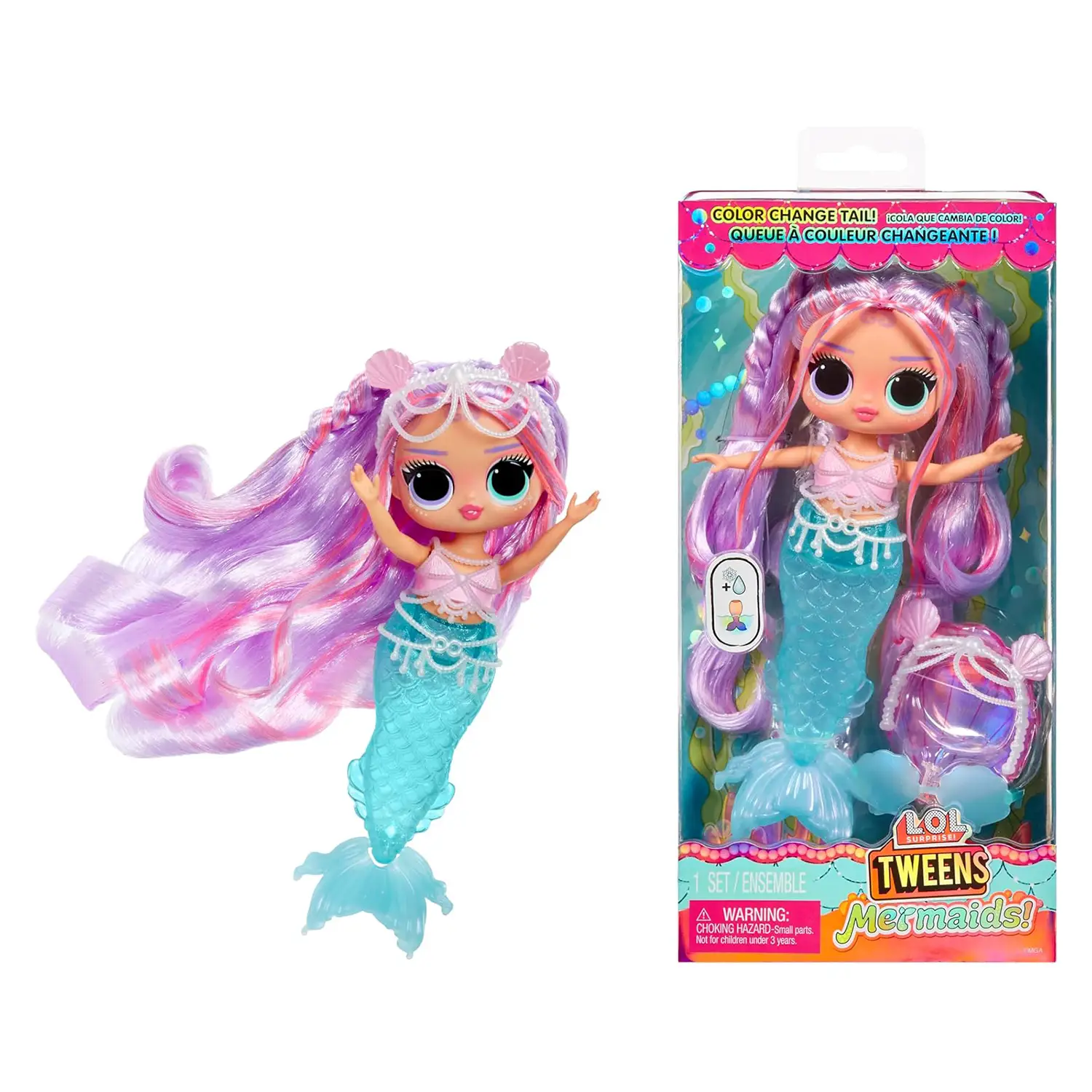 L.O.L. Surprise Tweens Mermaid Doll Lana Marine - collezionabili bambina