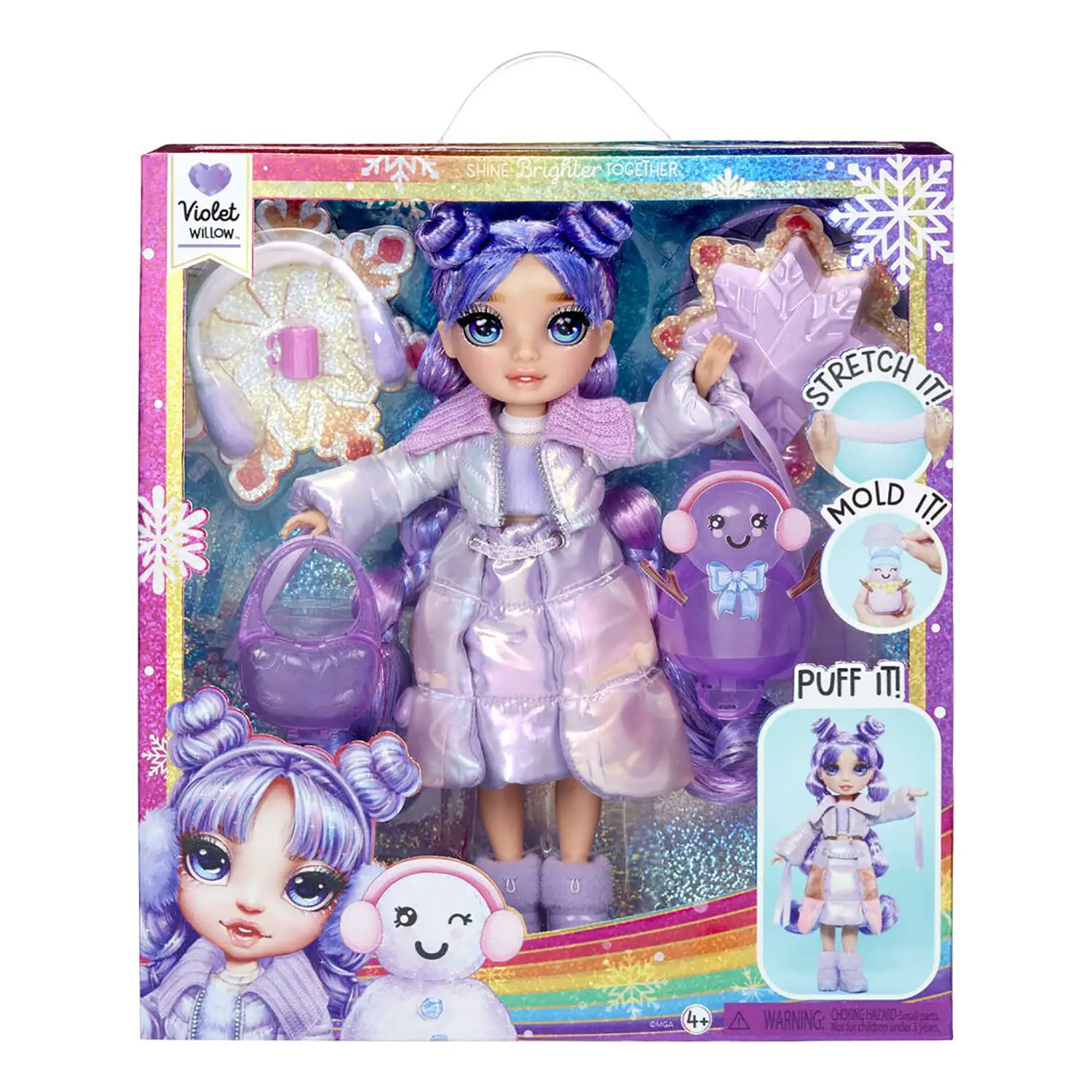 Rainbow High Winter Wonderland Doll - Violet Purple - collezionabili bambina