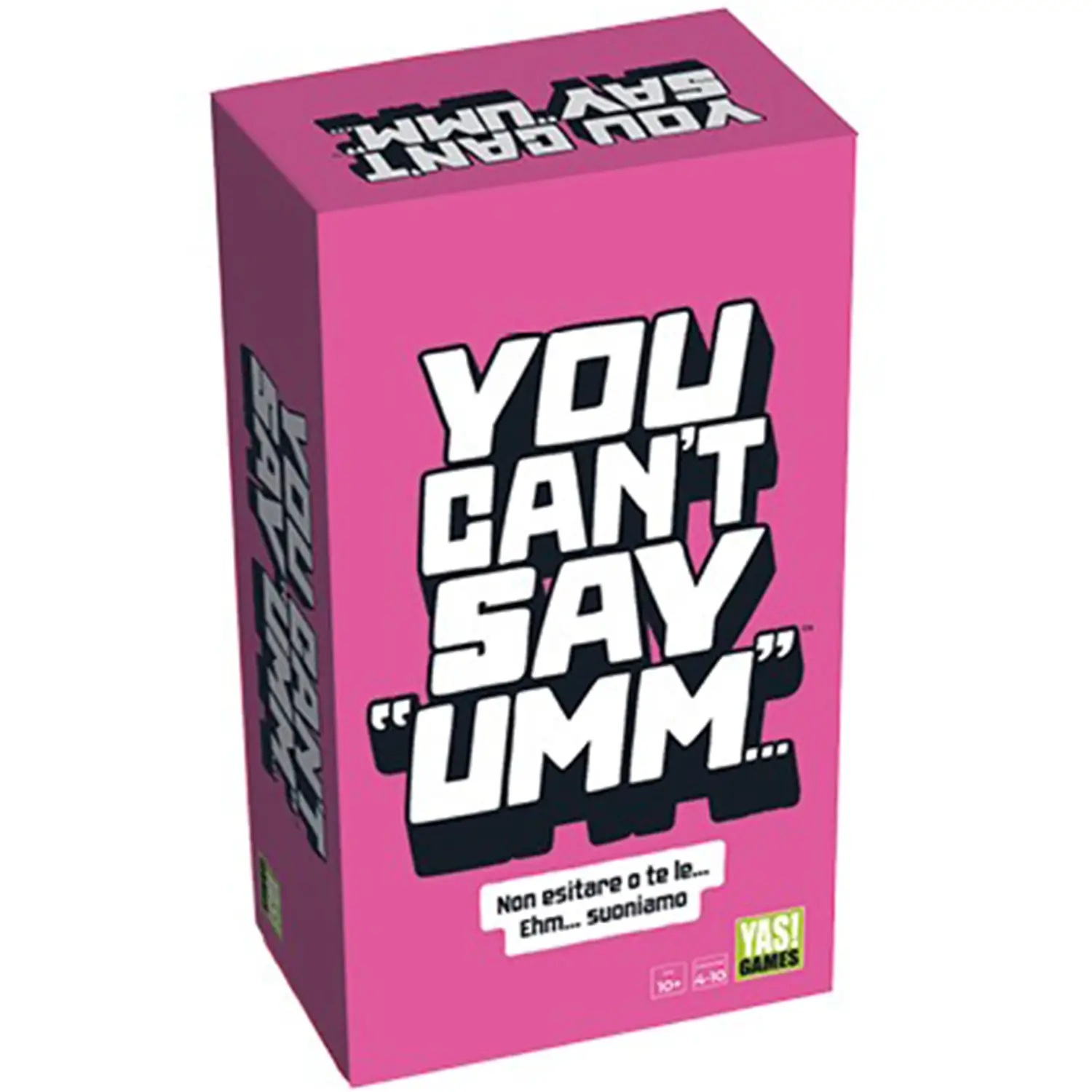 You Can't Say Umm, party game per **4-10 giocatori - giochi di società