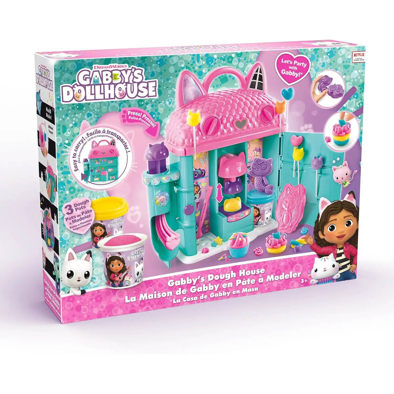 Gabby Dollhouse Casetta Di Gabby - Modella e Crea - collezionabili bambina