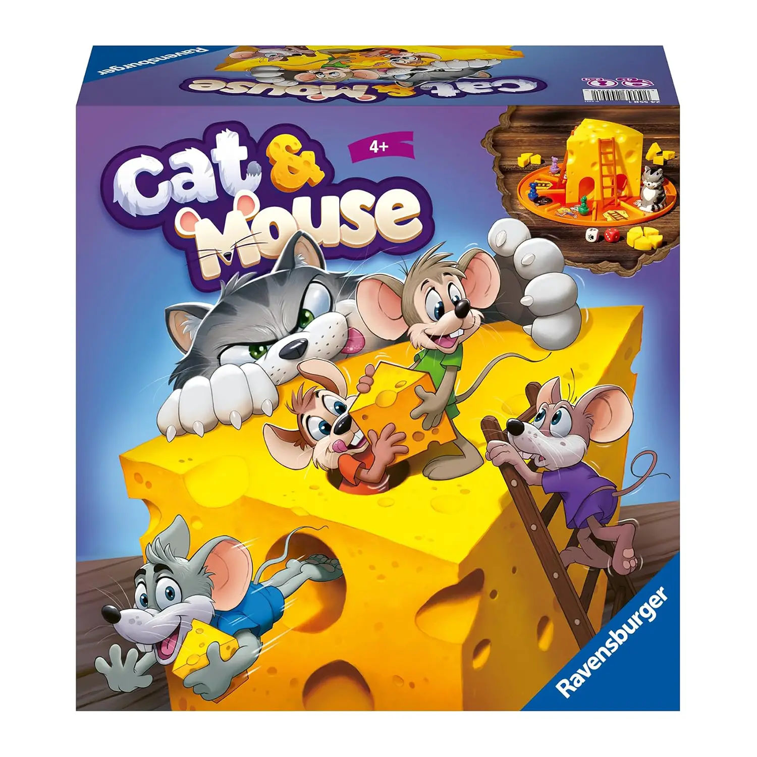 Ravensburger Cat&Mouse - Gioco da Tavolo Famiglia - Giochi di società