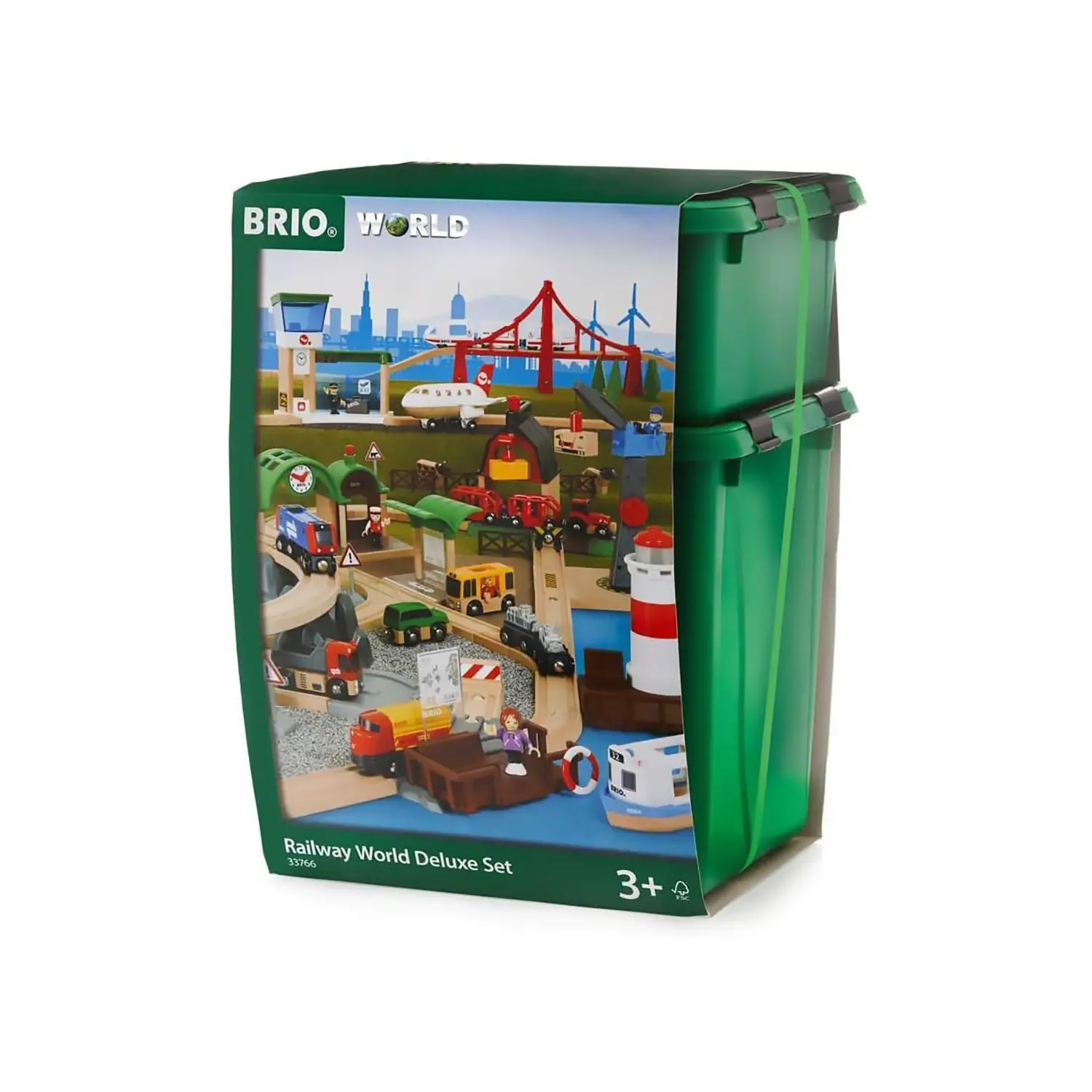 Brio Set Deluxe Il Mondo Della Ferrovia - Costruzioni in legno