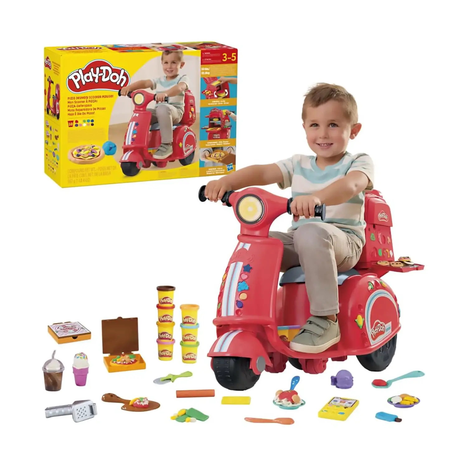 Playdoh Pizza Delivery Scooter - Ora a un Prezzo Super Scontato! - action figures ed accessori