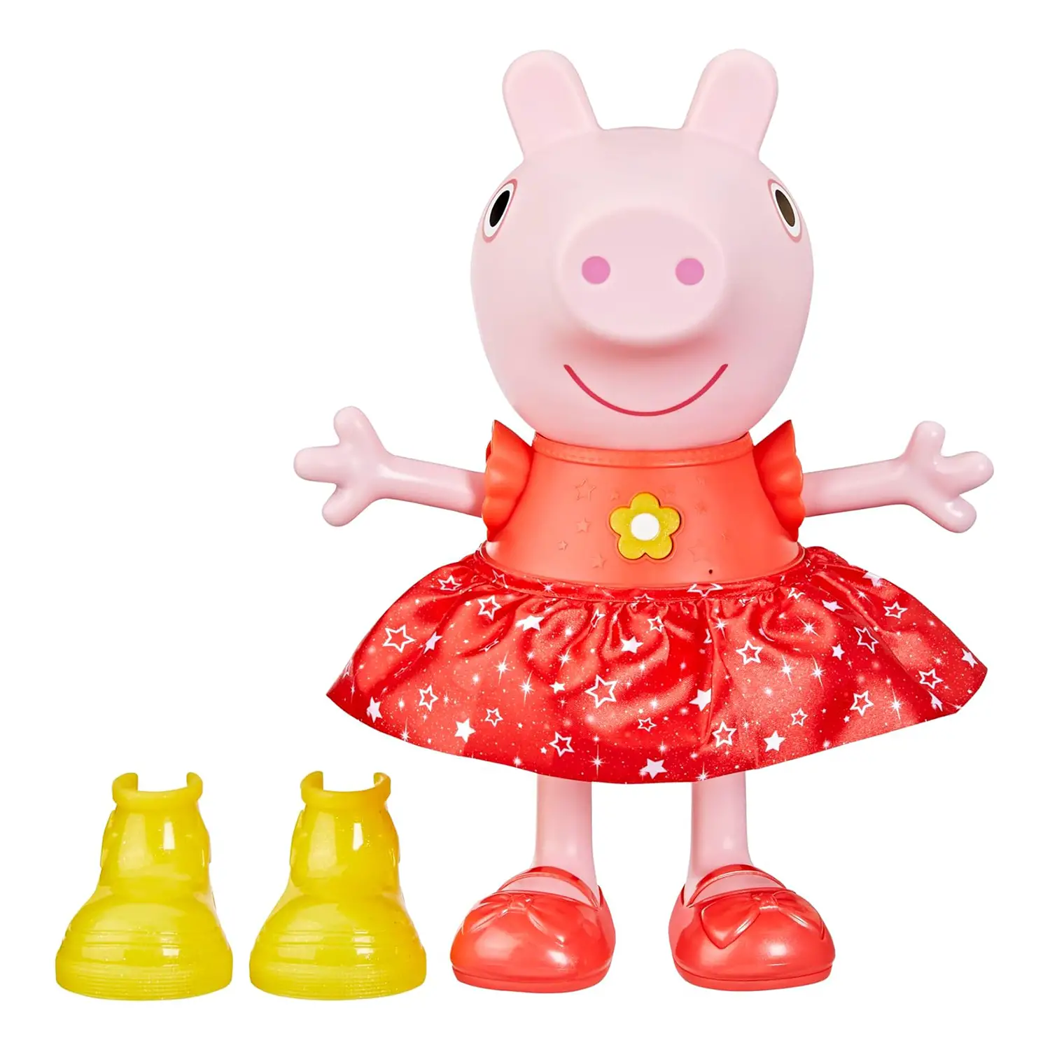 Peppa's Muddy Puddles Party e il gioco "La bella statuina" - action figures ed accessori
