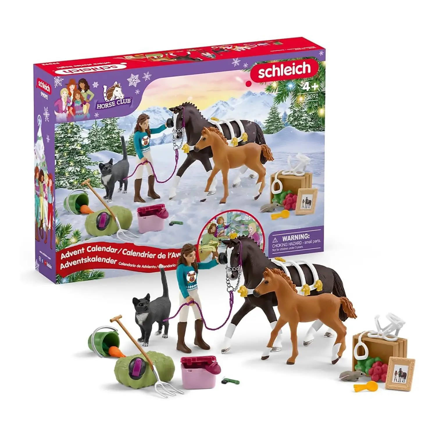 Schleich Calendario Dell'avvento Horse Club - Animali