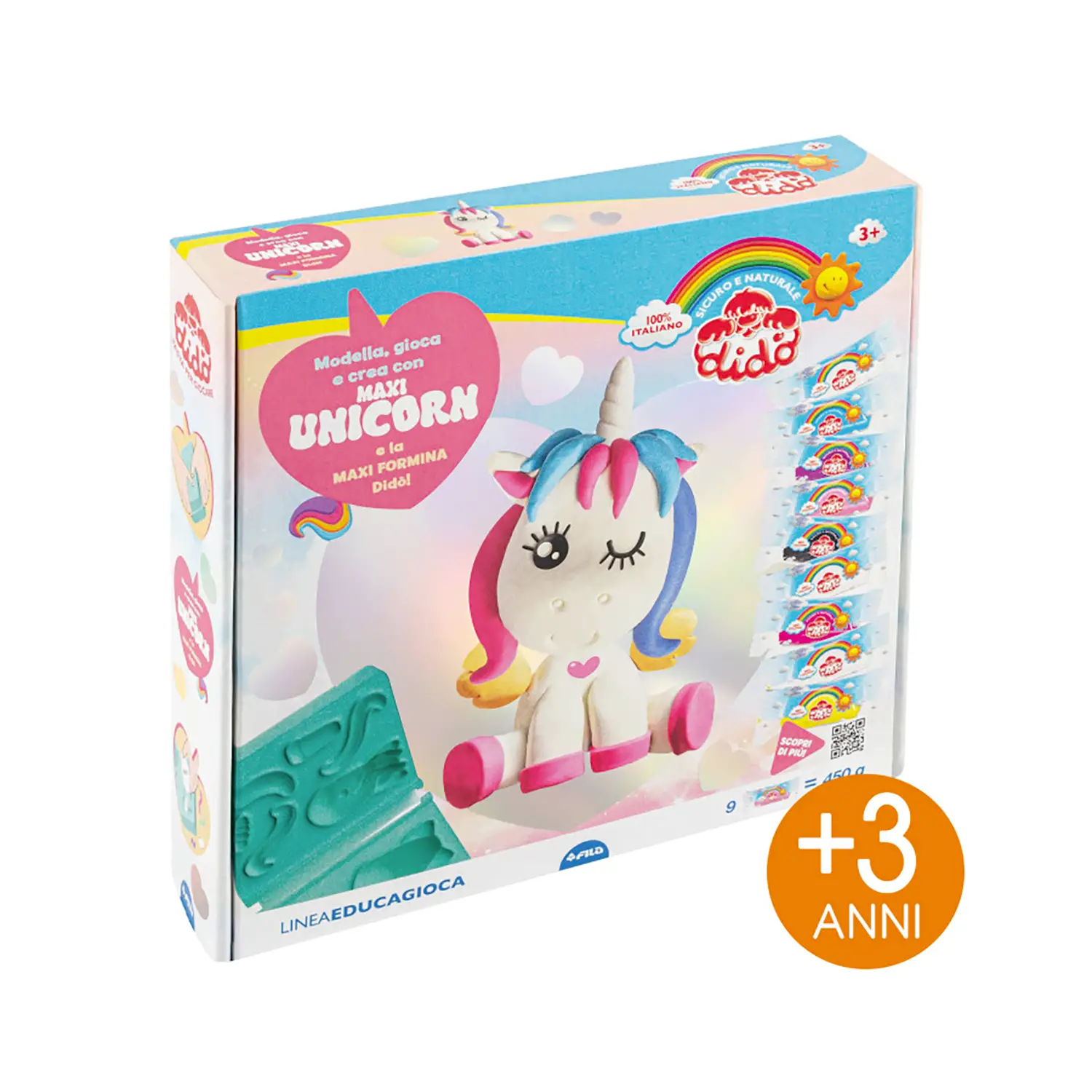 Dido' Modella Gioca E Crea Maxi Unicorn - Paste per modellare