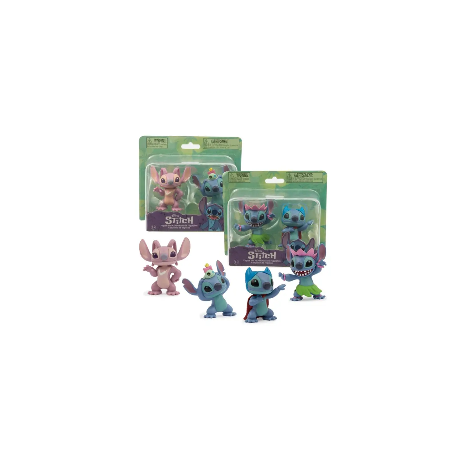 Stitch 2 Personaggi 6cm in blister - Ora a un Prezzo Super Scontato! - action figures ed accessori