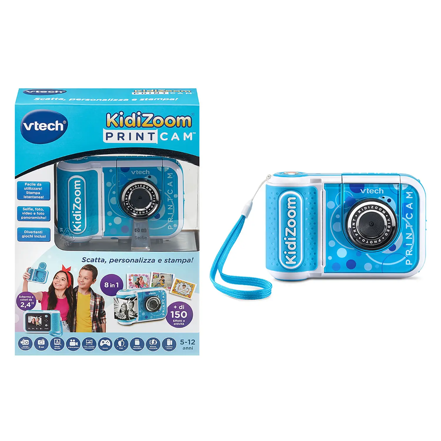 VTech Kidizoom PrintCam - Scatta, Personalizza e Stampa le Foto - giochi elettronici