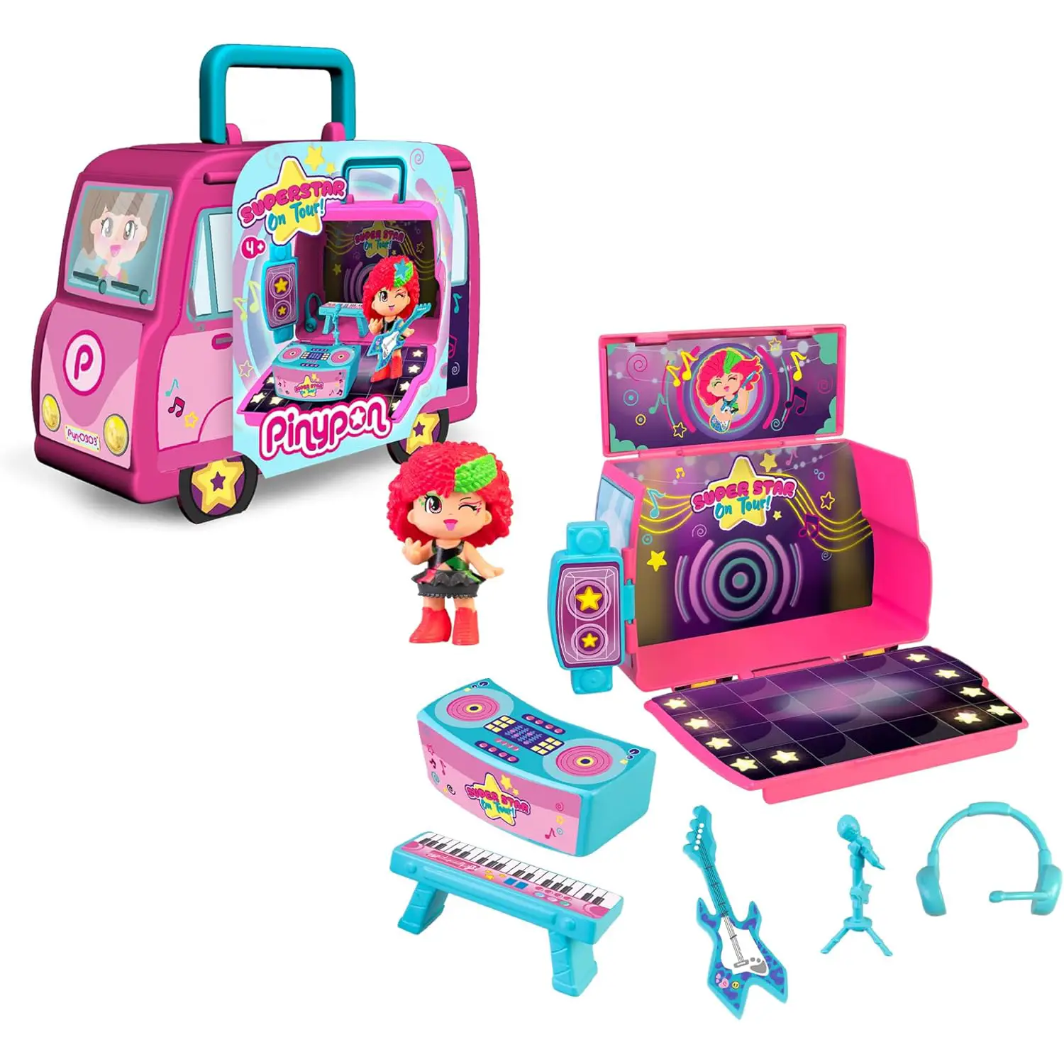 Pinypon Super Star In Tour - Bambole e accessori