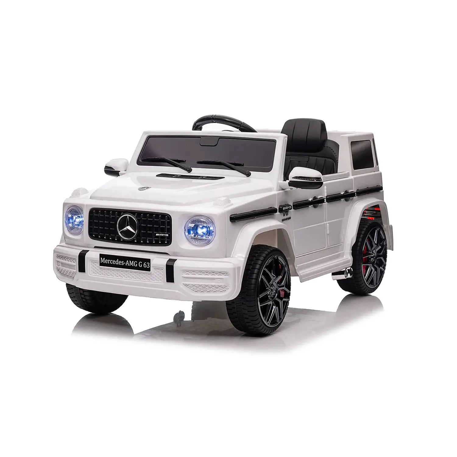 Auto Elettrica Per Bambini Mercedes Classe G 63 Bianco - moto