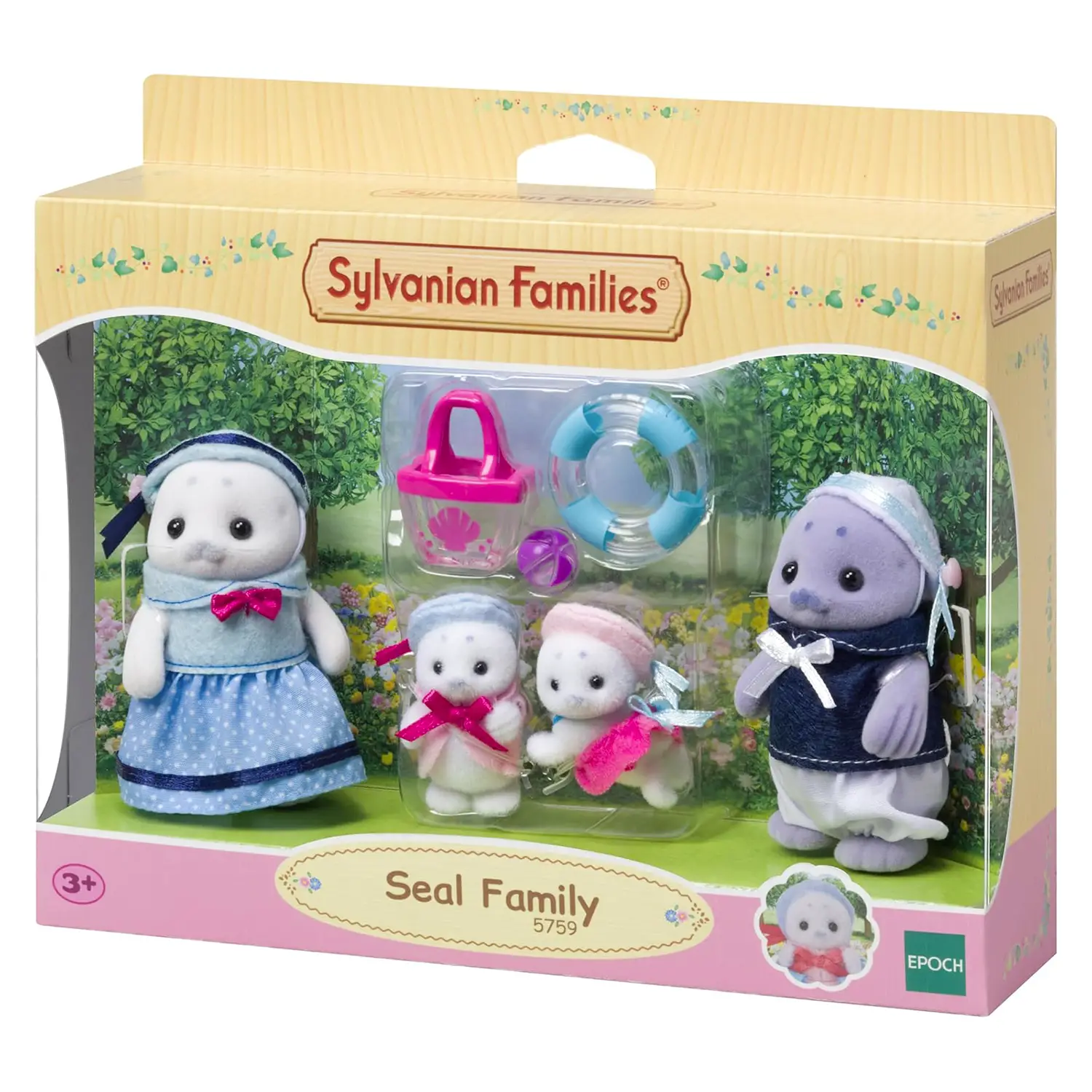 Seal Family - La Famiglia Foca Sylvanian Families - play set e accessori bambole