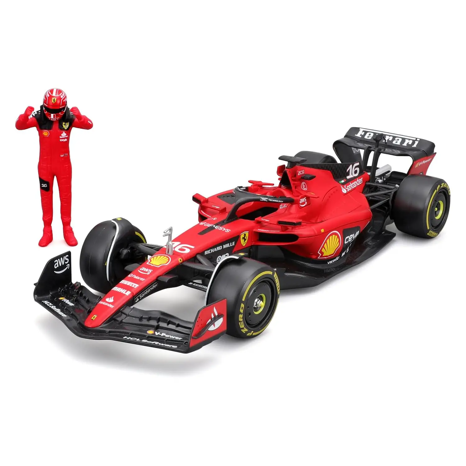 Auto 1:24 F1 Ferrari Sf-23 #16 Leclerc - diecast