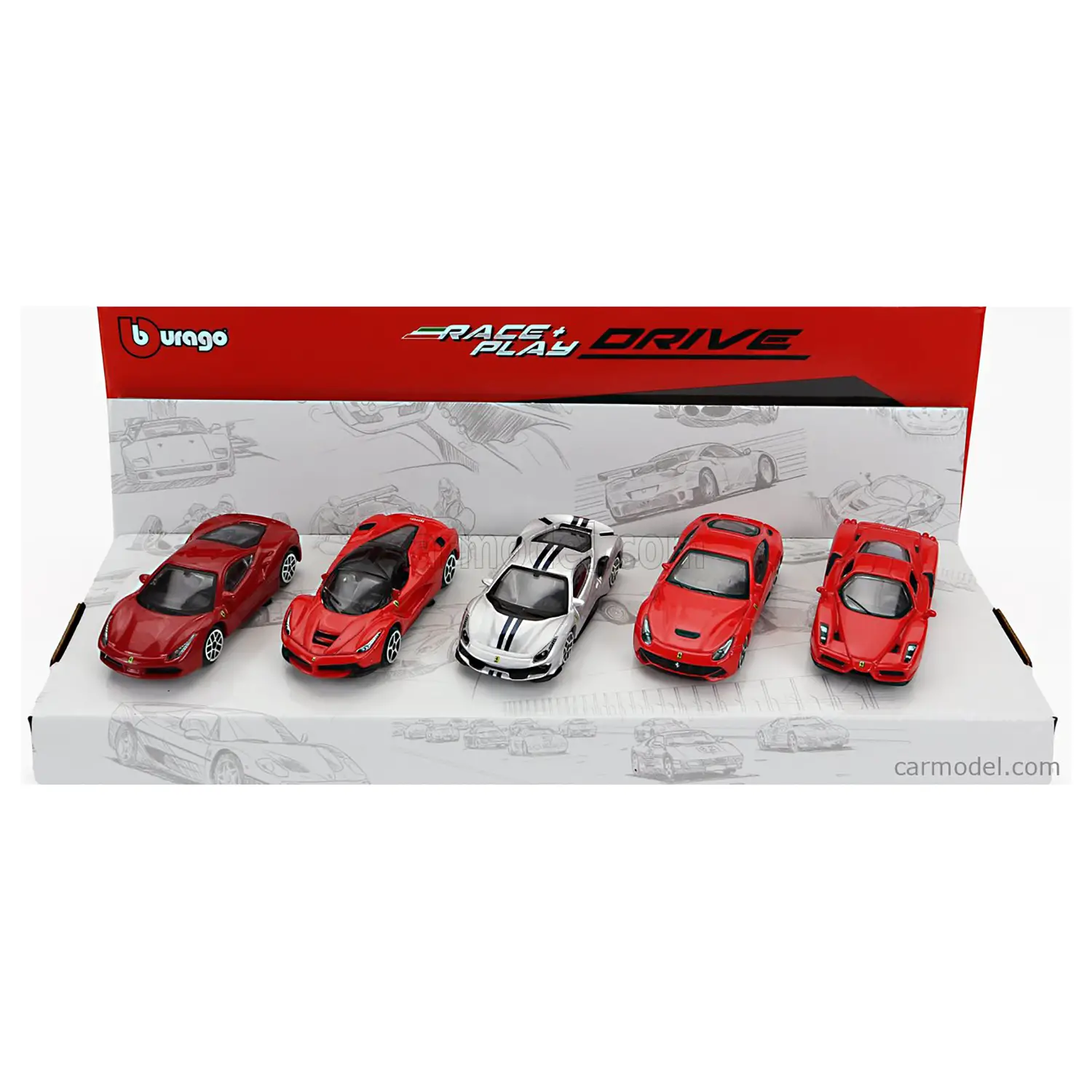 Gift 5 Pack Auto Ferrari Drive - modellini