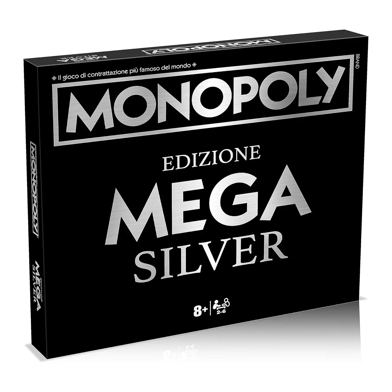 Monopoly Mega Black & Silver Classic Edition - Gioco da tavolo - Giochi di società