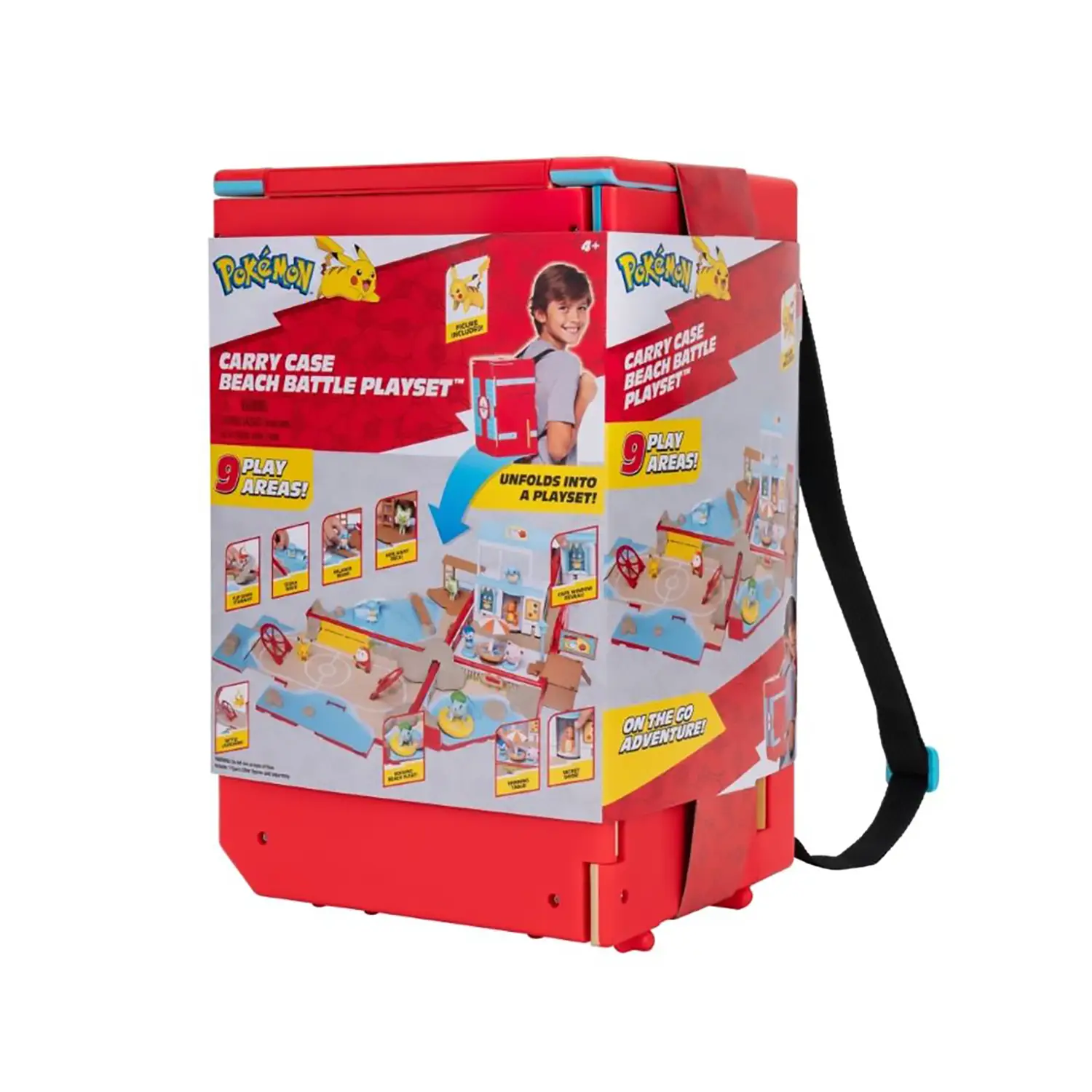 Pokemon Playset Arena Battle Beach con Personaggio Esclusivo - action figures ed accessori