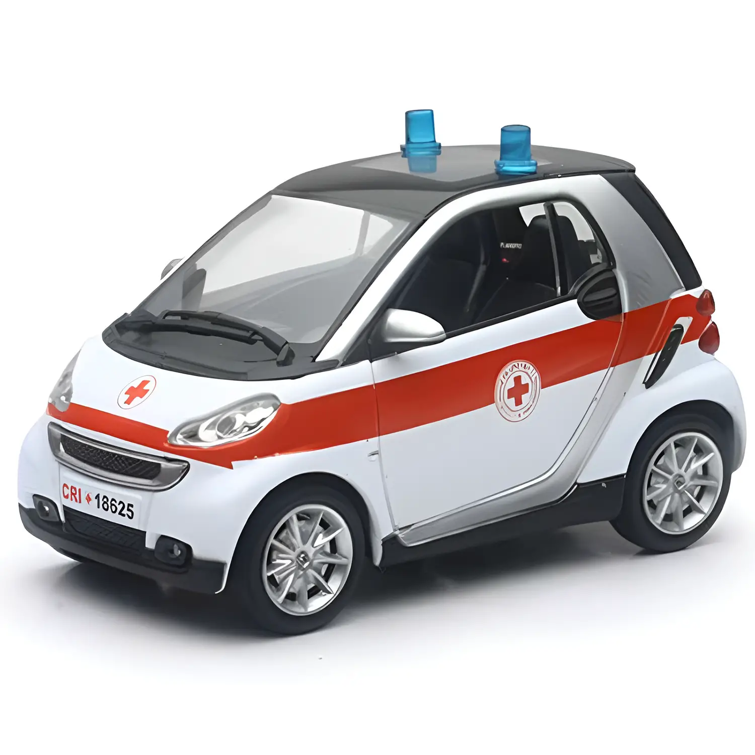 Auto 1:24 Smart Fortwo Croce Rossa Italiana - diecast