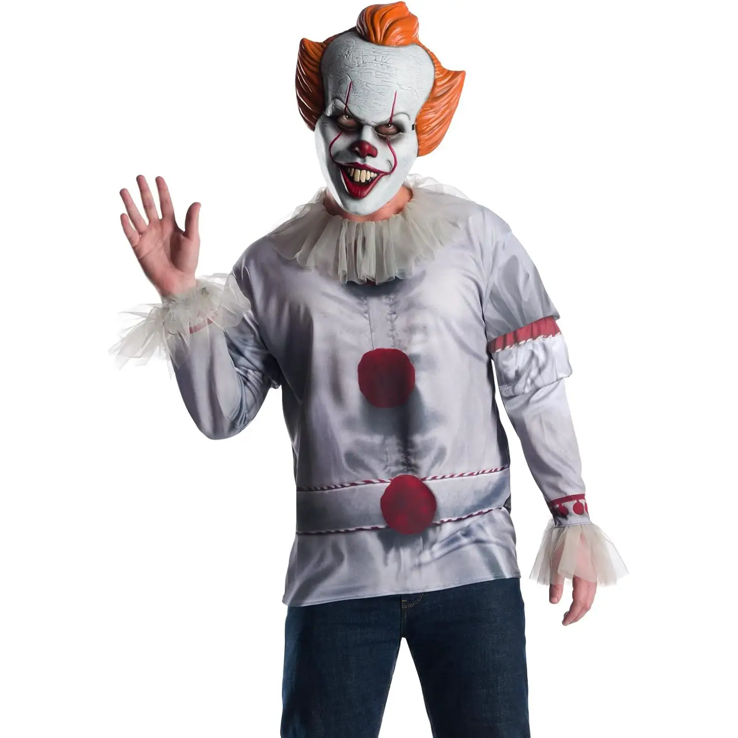 Vestito Da Clown Pennywise Per Adulti - Abiti halloween