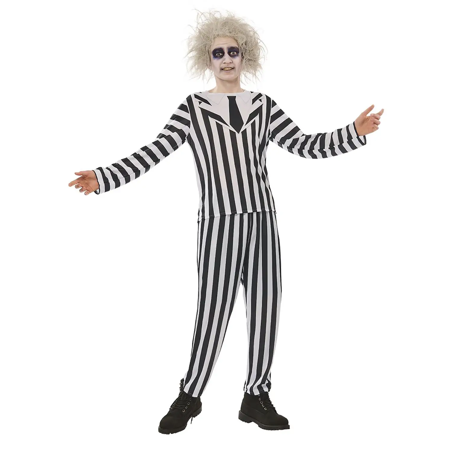 Costume Beetlejuice Per Adulti Tg. L - Abiti halloween