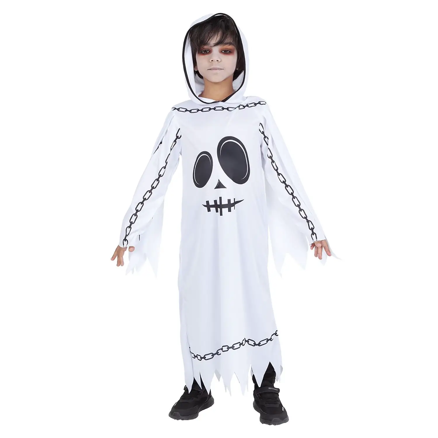 Costume Fantasma Incatenato per Bambini - Taglia M - 9/10 Anni - Abiti halloween