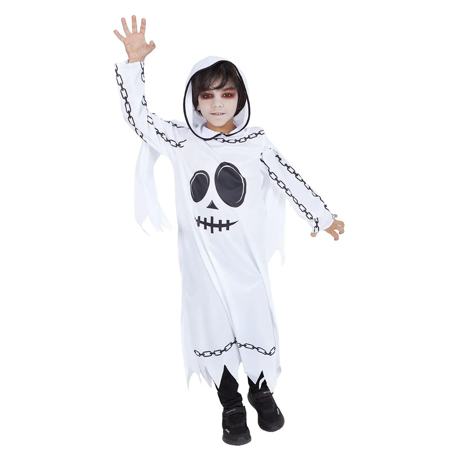 Costume Fantasma Incatenato per Bambini - Taglia S - 7/8 Anni - Abiti halloween
