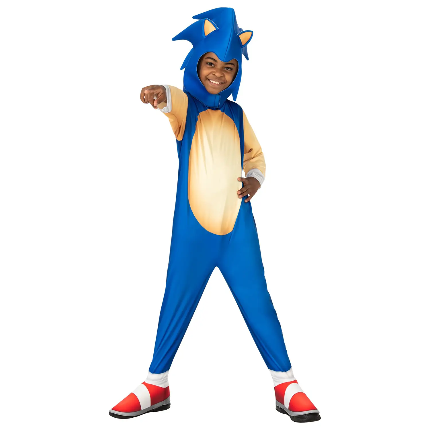 Costume Sonic Hedgehog Classico per Bambini - Taglia S - 7/8 anni - abiti bambino e bambina