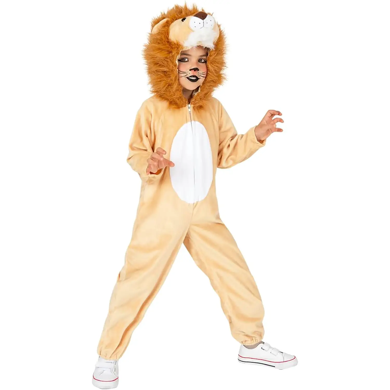 Costume Leone Con Suono Per Bambini Tg. XXS - abiti bambino e bambina