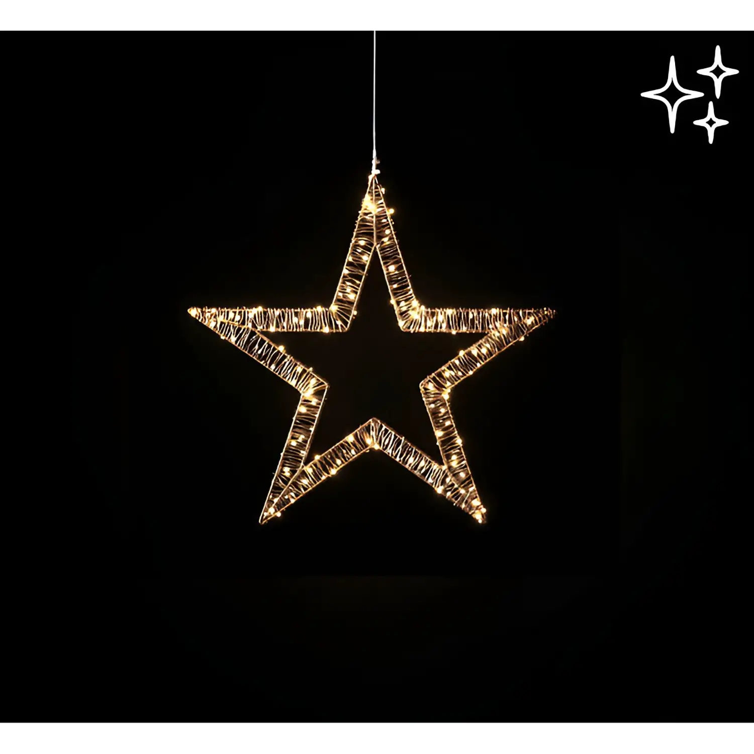 Stella Microled Flat 40x120cm Ivory 4,5V Decorazione Natale - addobbi casa