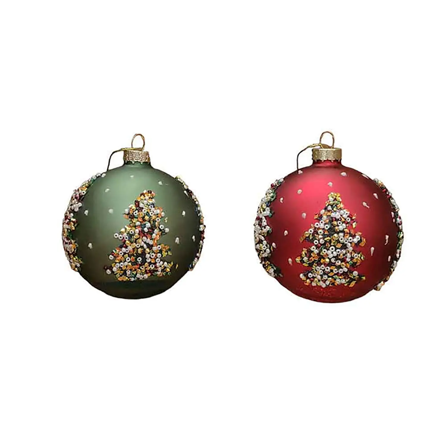 Palla Vetro Decoro Albero Natalizio - addobbi albero