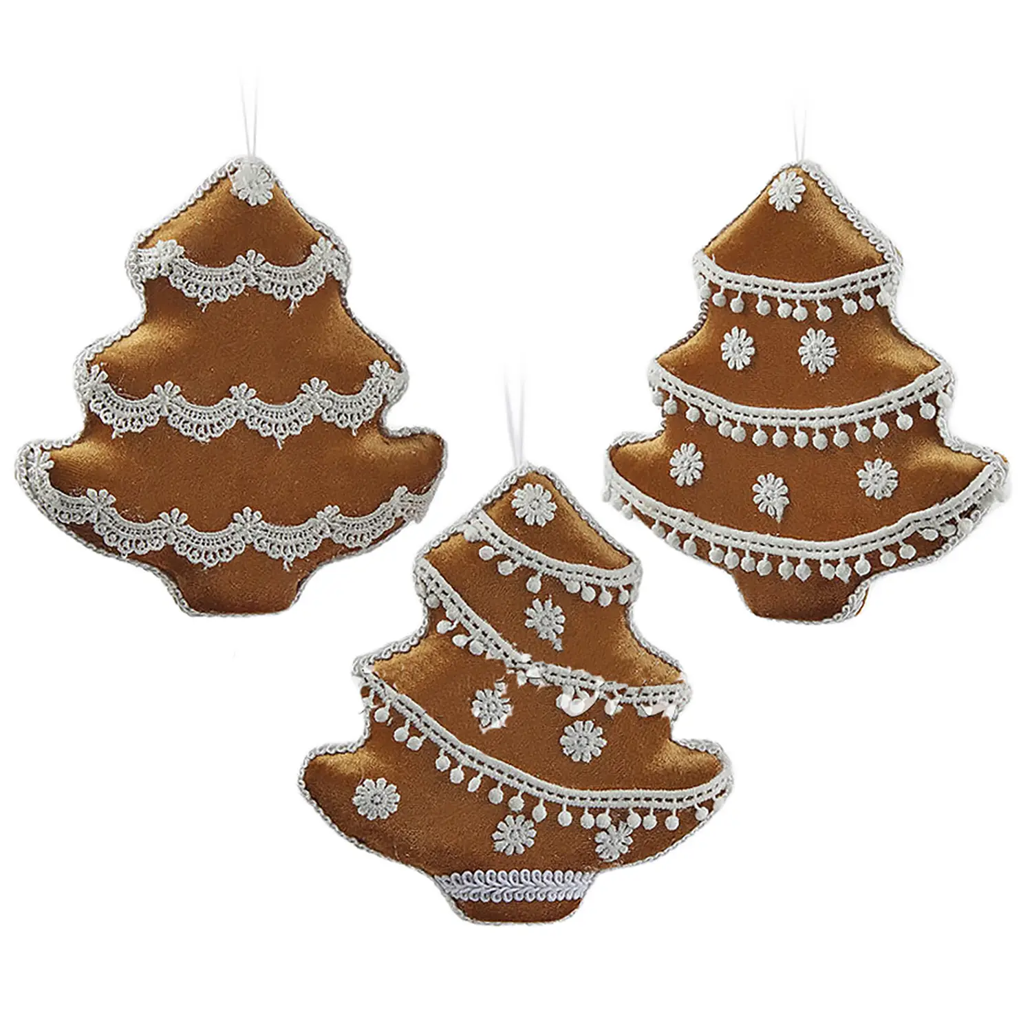 Addobbo Pino Marzapane 3 Assortimenti. H.15 Cm - addobbi casa