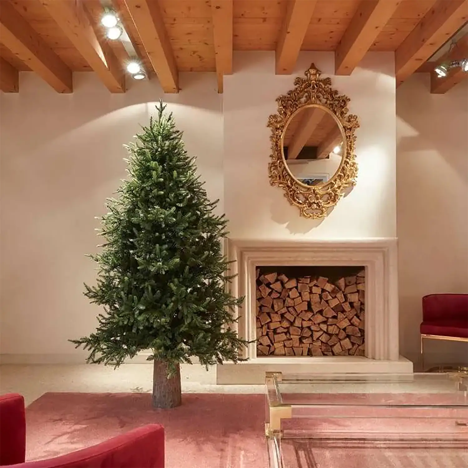 Albero Di Natale Pino Luxury 210x142 Cm - alberi