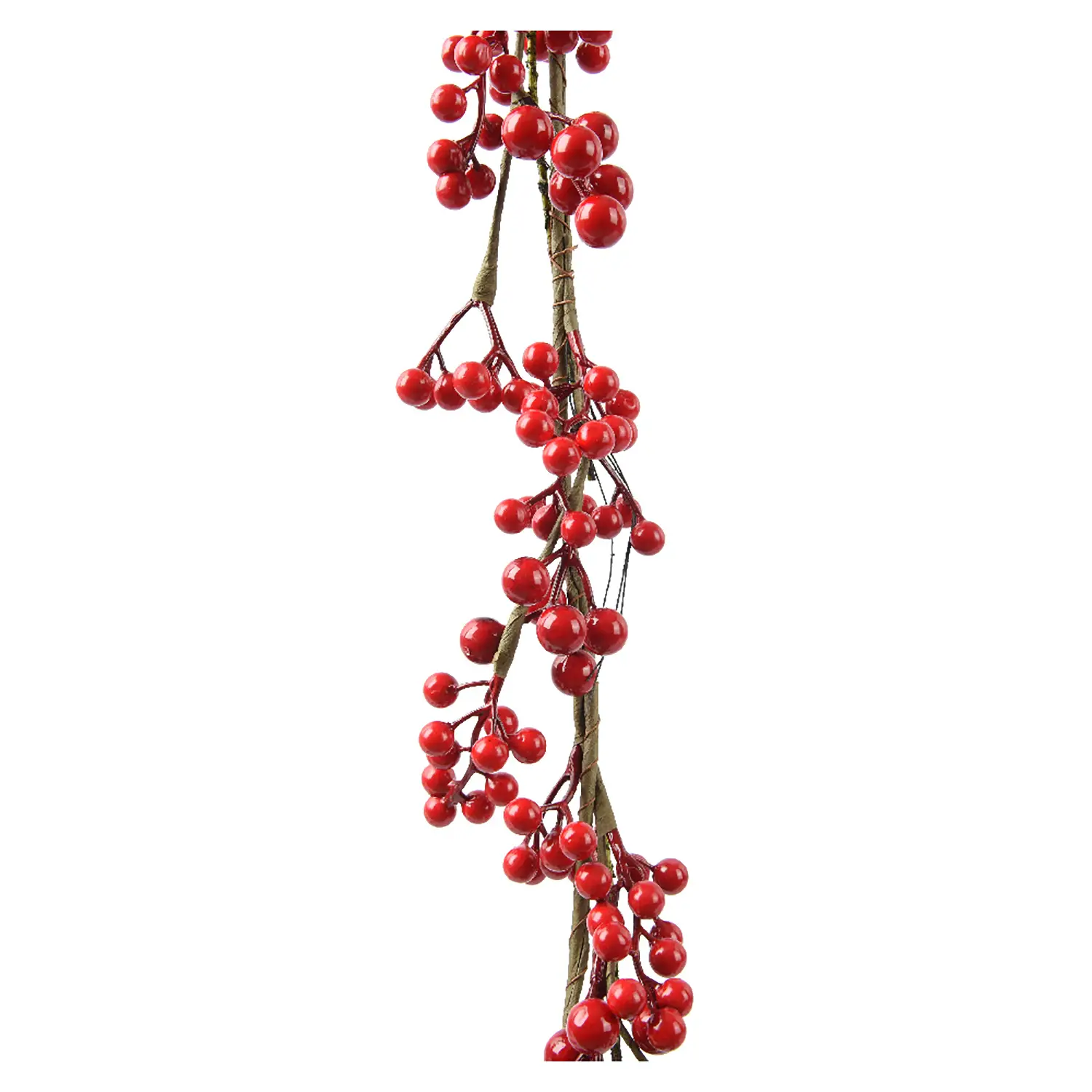 Ghirlanda Decorativa Natale Con Bacche Rosse - addobbi casa