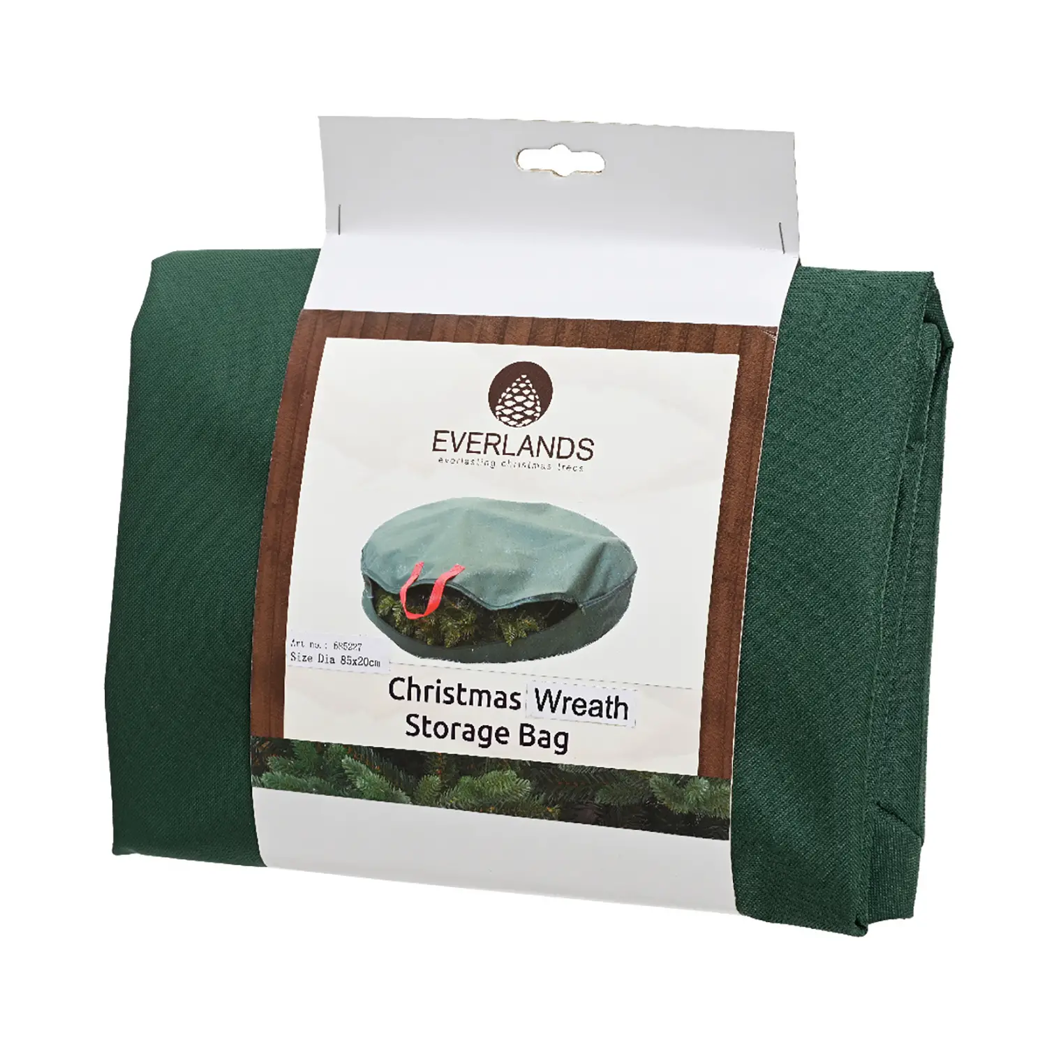 Borsa Porta Ghirlanda Natale 70x20 Cm - addobbi casa