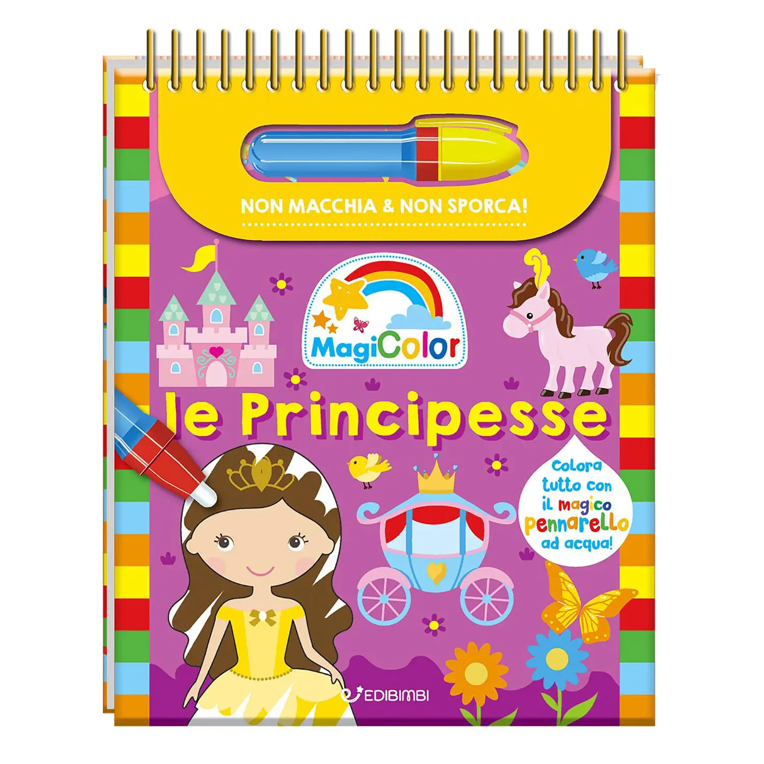 Libro Magicolor- Principesse - Prima biblioteca