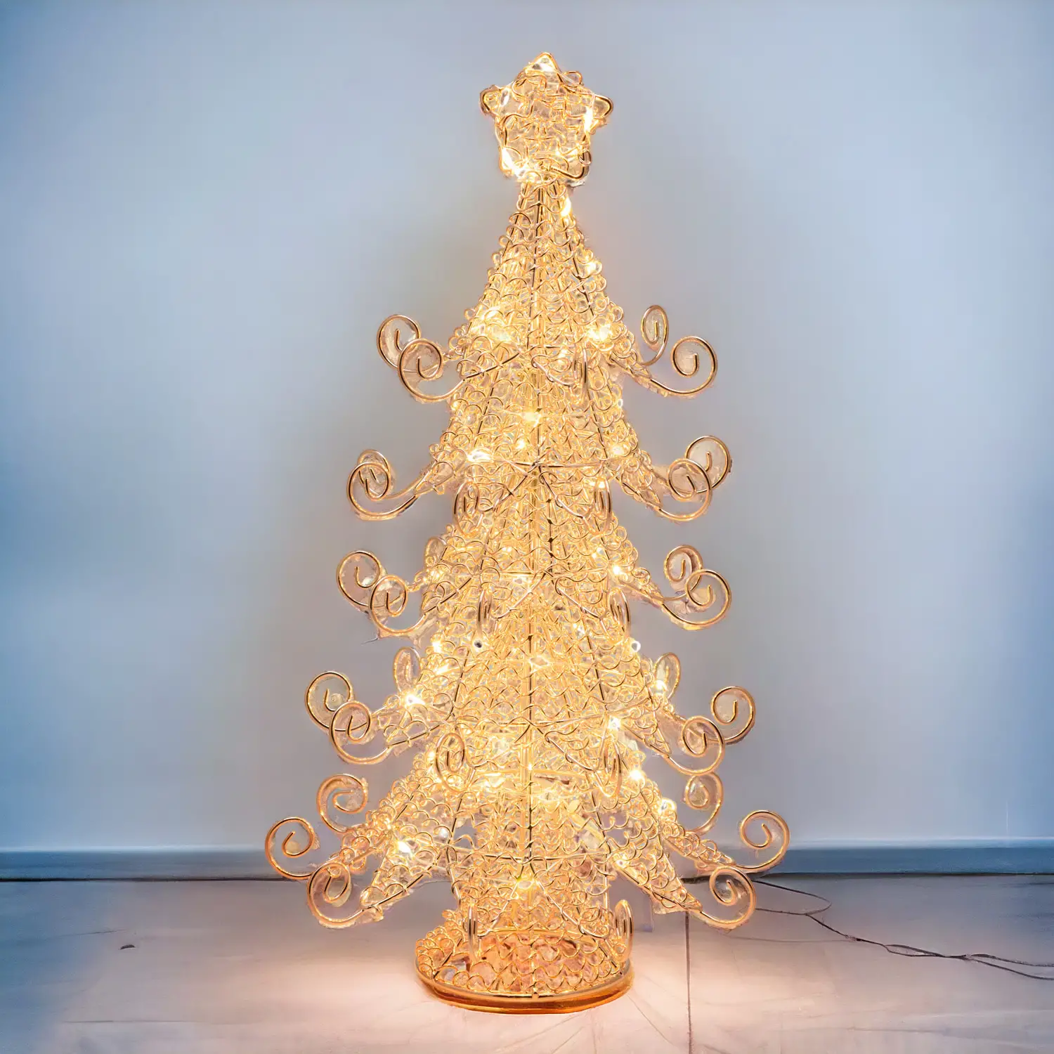Natale Albero Abete Metallo H 35 Cm - alberi led di design