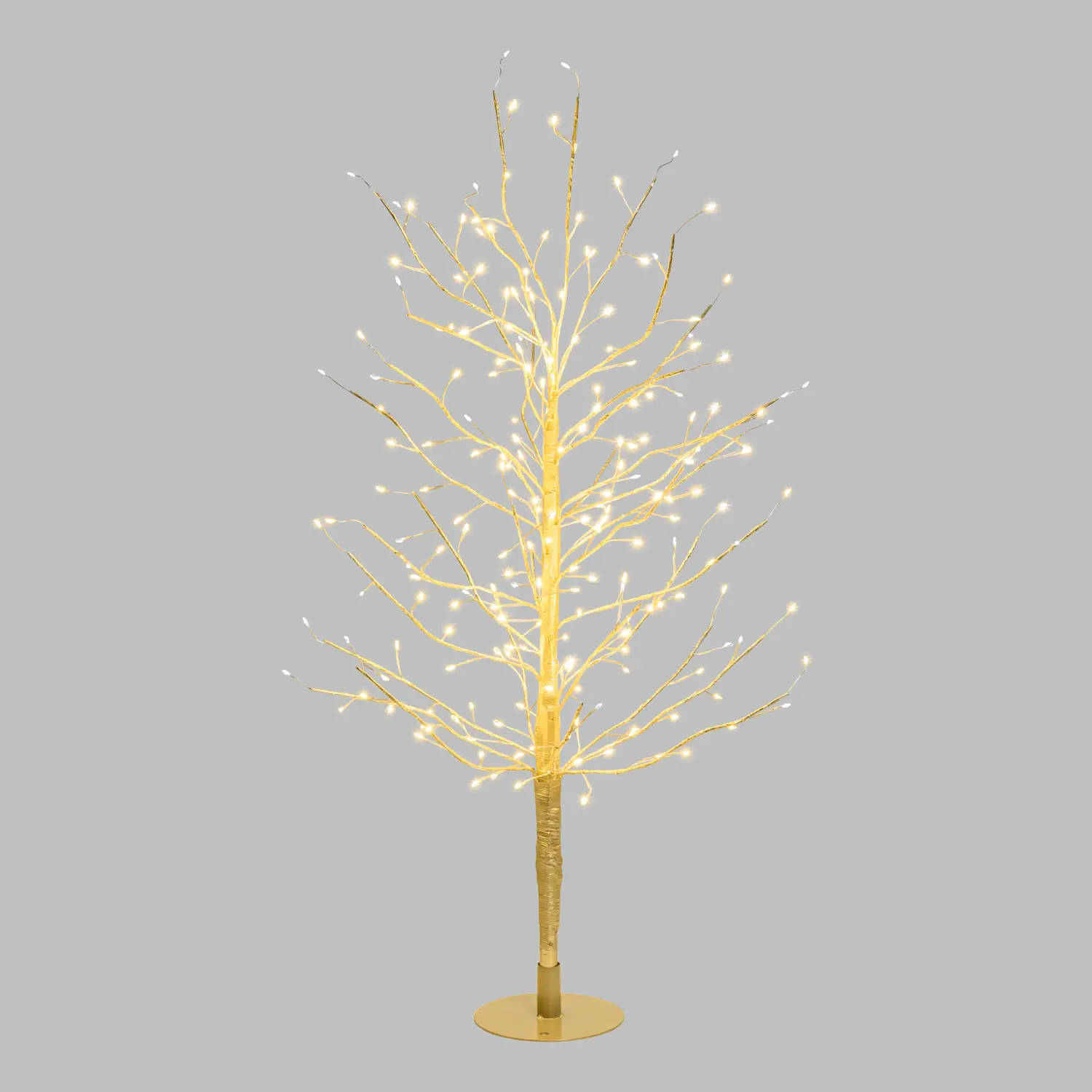Albero Ramo Tiglio Champagne H90 cm con 240 MicroLED FlashLED - alberi led di design