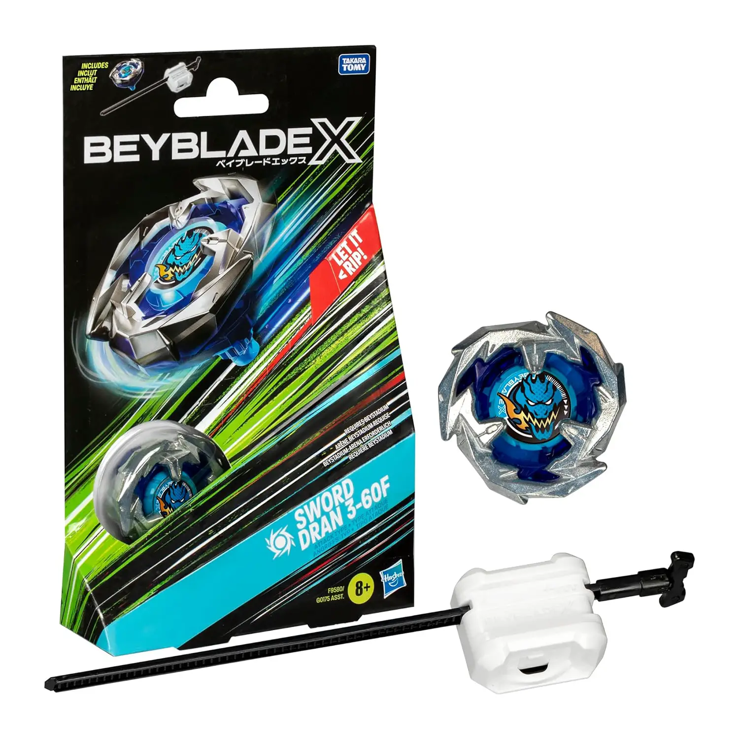 Beyblade X Starter Pack Top Sword DRAN Attack - Ora a un Prezzo Super Scontato! - action figures ed accessori