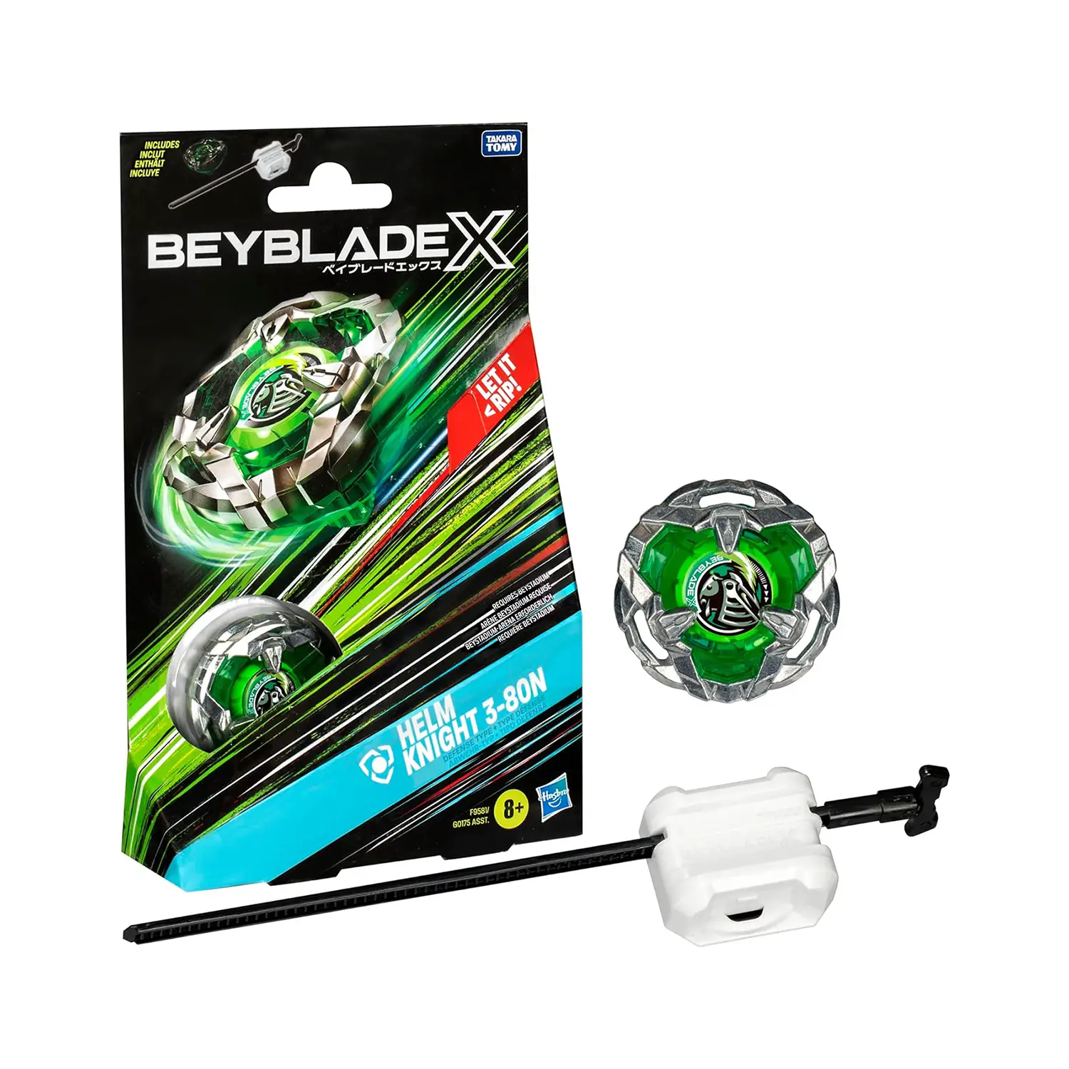 Beyblade X Starter Pack Top Helm Knight Defense - Ora a un Prezzo Super Scontato! - action figures ed accessori