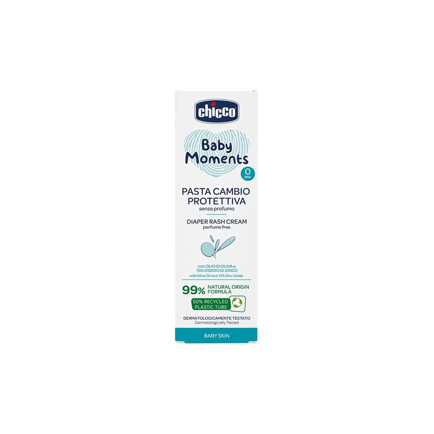 Pasta Cambio Protettiva 100 ml Chicco Baby Moments - cosmesi e igiene