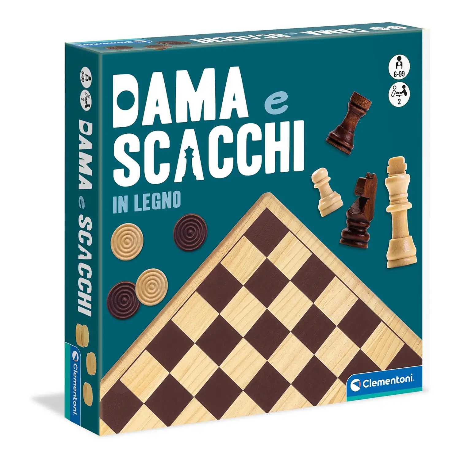 Scacchi e Dama in Legno - Giochi di società