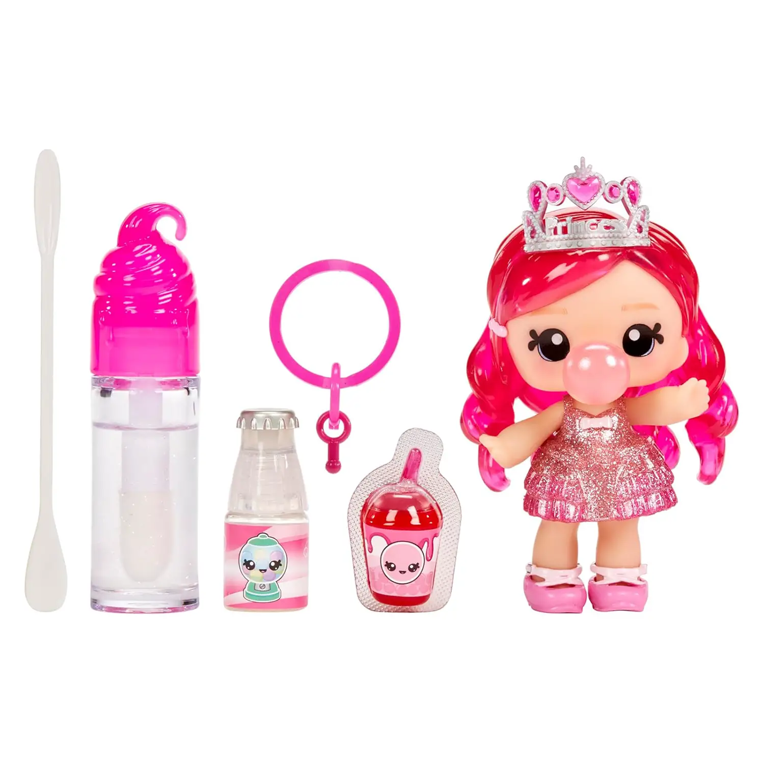 Yummiland Lipgloss Doll - Bianca Bubblegum - collezionabili bambina